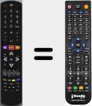 Mando a distancia sustituto de 04TCLTEL0225 (RC310)