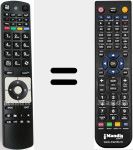 Mando a distancia sustituto de RC5116 (23109835)