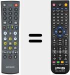 Replacement remote control for RC660