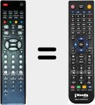 Comandament a dist&agrave;ncia substitut de RCT-B04TU-1