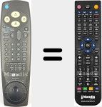 Replacement remote control for REMCON2200