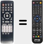 Mando a distancia sustituto de RF 37