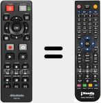 Replacement remote control for RM-NN