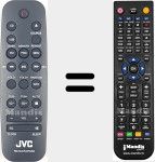 Replacement remote control for RM-SUXF227DAB