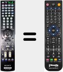 Replacement remote control for RM-AAL004 (147402711)