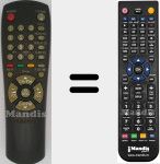 Mando a distancia sustituto de TM59SSSZM503AT29 (AA5910116A)