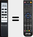 Replacement remote control for SP16