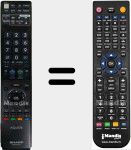 Mando a distancia sustituto de GA 906 WJSA (RRMCGA906WJSA)