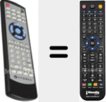 Mando a distancia sustituto de MPIX457