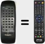 Replacement remote control for EUR642210