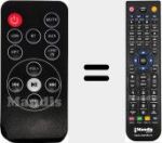 Comandament a dist&agrave;ncia substitut de SB100BT