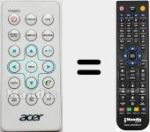 Comandament a distància substitut de K130 (VZ.JE600.001)