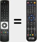 Mando a distancia sustituto de RC 5112 (30071019)