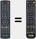 Replacement remote control for View001
