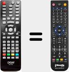 Replacement remote control for AR148