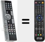 Replacement remote control for 40029057