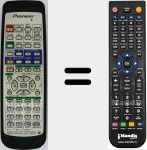 Mando a distancia sustituto de AXD7311