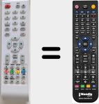 Replacement remote control for LED22AHD1050ED(T)