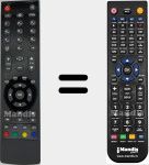 Replacement remote control for RC2712 (30073061)