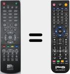 Replacement remote control for EasyHomeTDTComboNanoB (EasyHomeTDTComboNanB)
