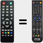 Comandament a distància substitut de LEPREPVR-2