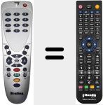 Replacement remote control for REMCON195