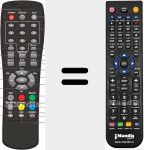 Replacement remote control for TV421