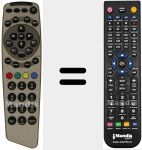 Replacement remote control for REMCON461