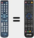 Replacement remote control for IR 6006 HDMI