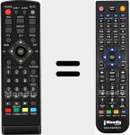 Replacement remote control for REMCON2224