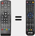 Replacement remote control for D4HDPVR