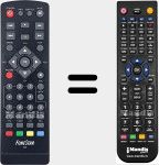 Replacement remote control for RDT895HD