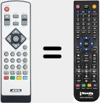 Replacement remote control for REMCON1363
