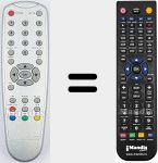 Replacement remote control for 161 (REMCON2024)