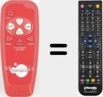 Replacement remote control for REMCON2079