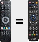 Replacement remote control for S-Box 9055 HD PVR