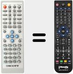 Replacement remote control for REMCON1032