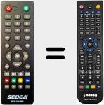 Comandament a dist&agrave;ncia substitut de SNT-750HD