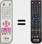 Replacement remote control for Shine