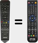 Replacement remote control for HDS-600RS