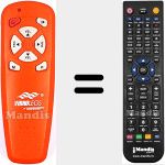 Replacement remote control for Vibroshaper