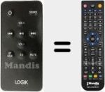 Replacement remote control for LOG105000431