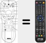 Replacement remote control for 98.J3401.B11