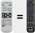Replacement remote control for MIT001