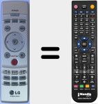 Replacement remote control for AKB36144901