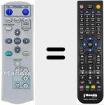 Replacement remote control for SD110U