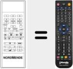 Replacement remote control for V1005M (273921)