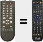 Comandament a distància substitut de 3128 147 12241