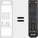 Replacement remote control for 701308059