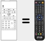 Comandament a dist&agrave;ncia substitut de AV 5600